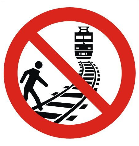 Зображення безпеки на залізниці